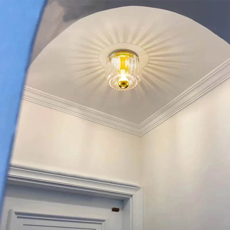 Romantische Glaswandleuchte mit warmweißem Licht für stimmungsvolle Innenbeleuchtung - vue 6 sur 10