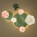 Retro-Pendelleuchte Lotusblume LED