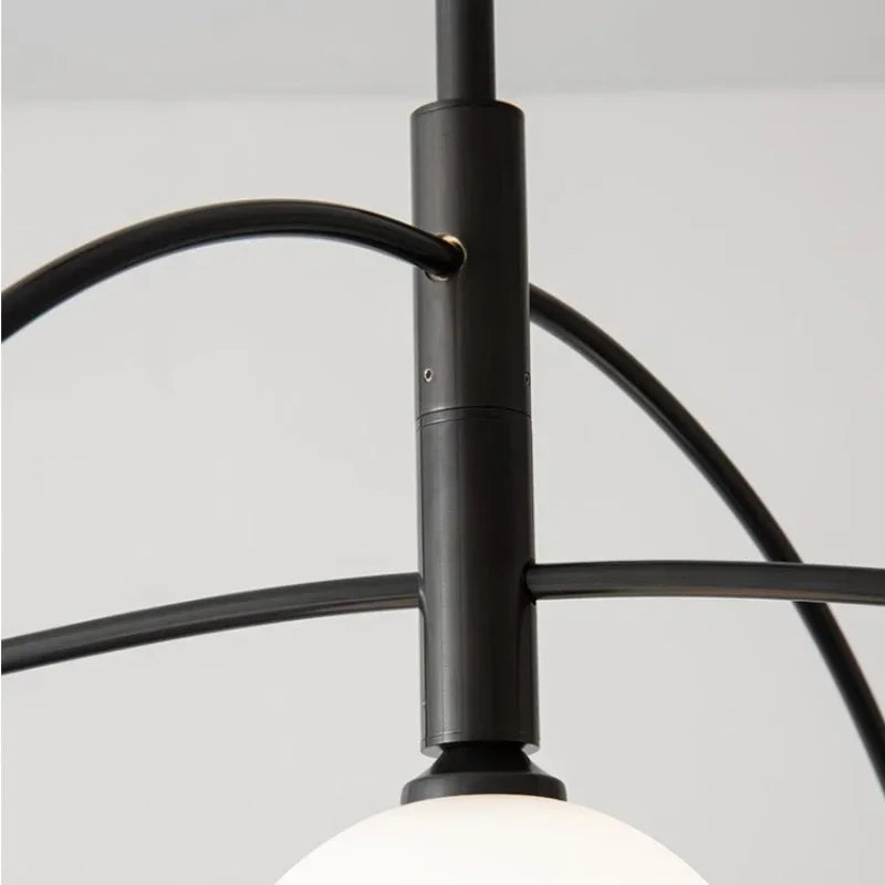 Moderne LED-Pendelleuchte mit minimalistischem Design für ein elegantes Interieur - vue 6 sur 8