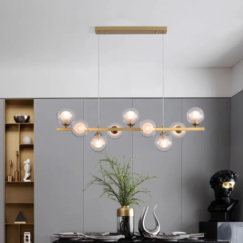 Lustre led suspendues au design moderne - vue 5 sur 18