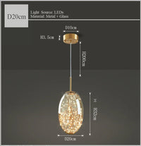 lustre de luxe en verre et laiton éclairage décoratif starlight