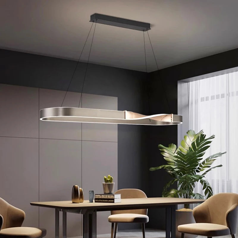 lustre Moderne led décoratif éclairage intérieur - vue 4 sur 6
