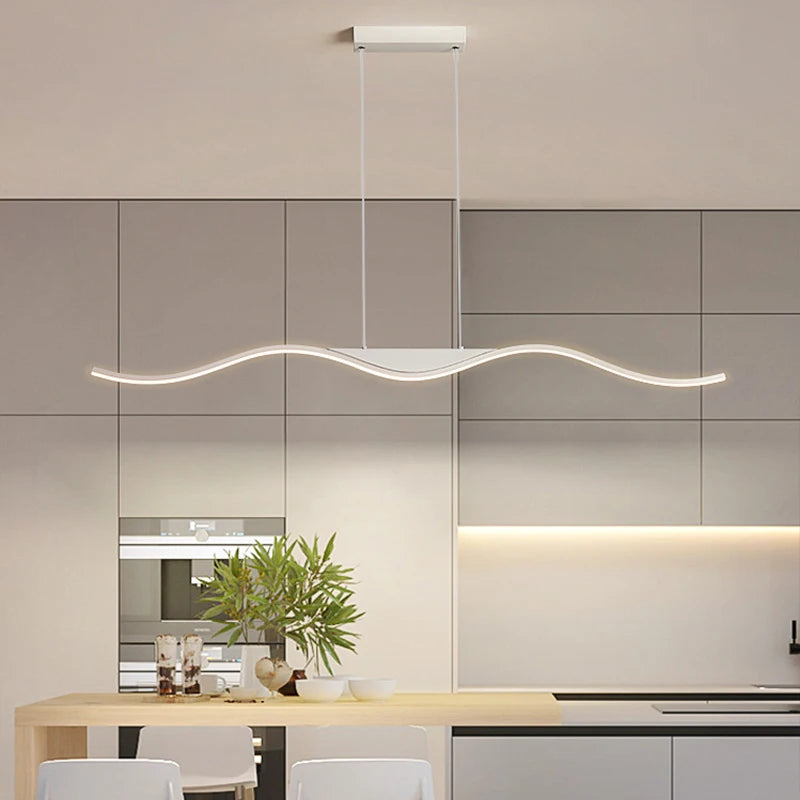 lampe led suspendue style nordique luminaire décoratif idéal restaurant - vue 4 sur 12