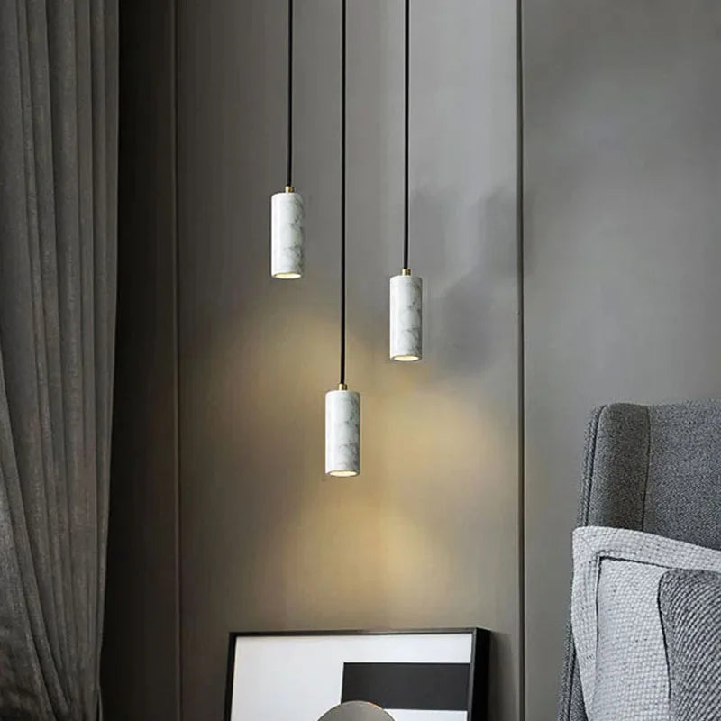 Suspension led design nordique wabi sabi décoratif - vue 4 sur 11