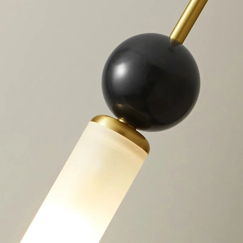 lampes suspendues en marbre et cuivre réglables nouvelle collection - vue 7 sur 16