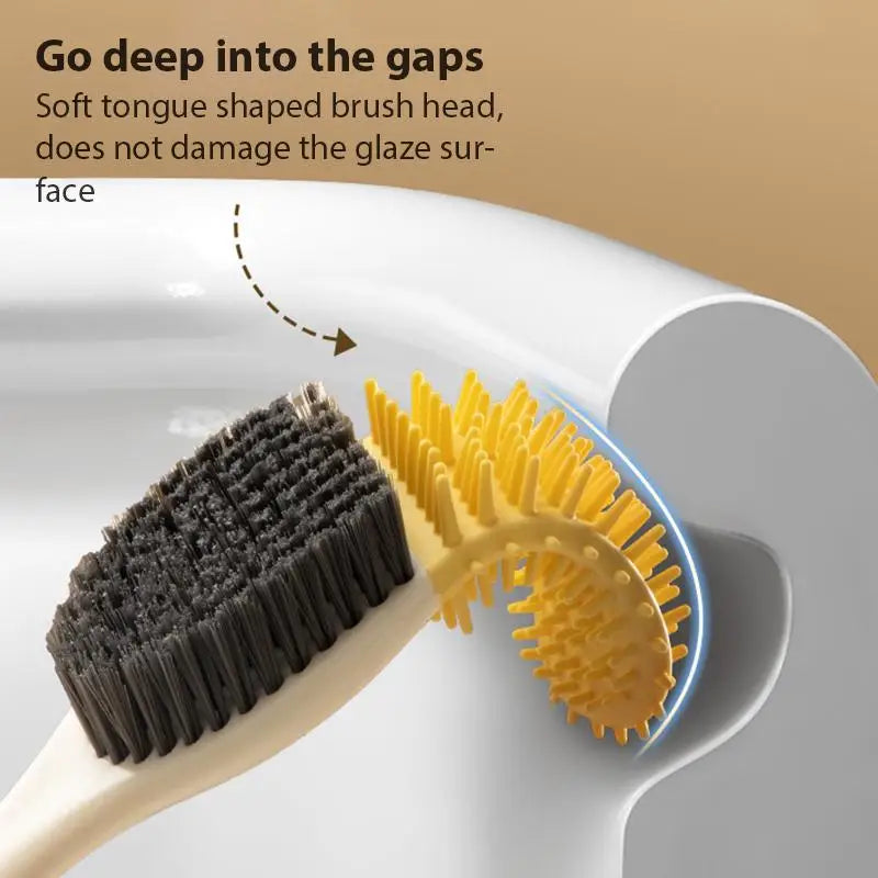 brosse de toilette murale canard créatif peu encombrant - vue 5 sur 8