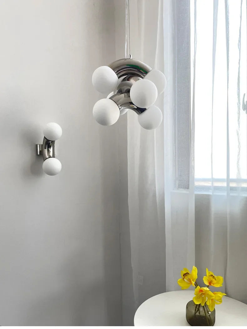 Italian Designer Creative Grape Wall Lamp Sconce Light Corridor Bedroom Lighting - vue 7 sur 7