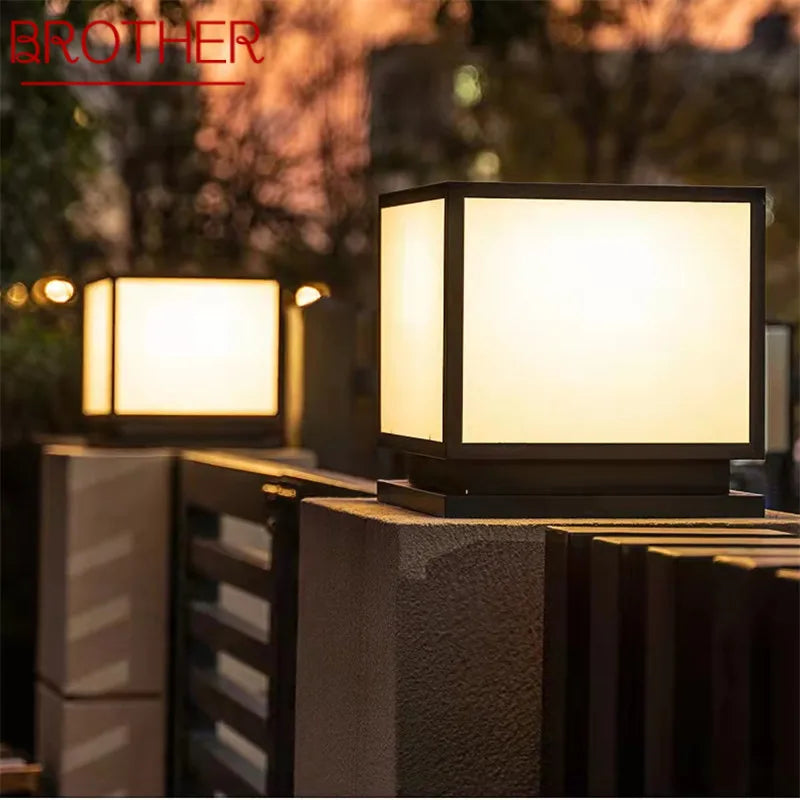 lampadaire d'extérieur vintage étanche moderne pour jardin et terrasse