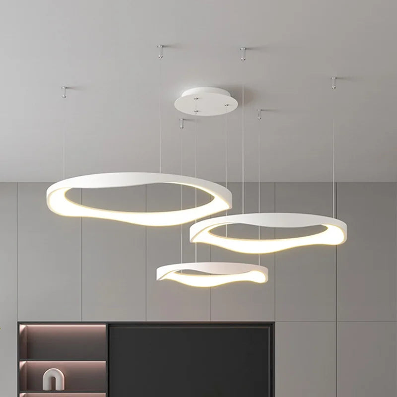 Moderne Design-Pendelleuchte für elegantes Wohnambiente - vue 4 sur 13