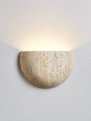 LED-Wandleuchte im Retro-Mittelalter-Stil aus Naturstein