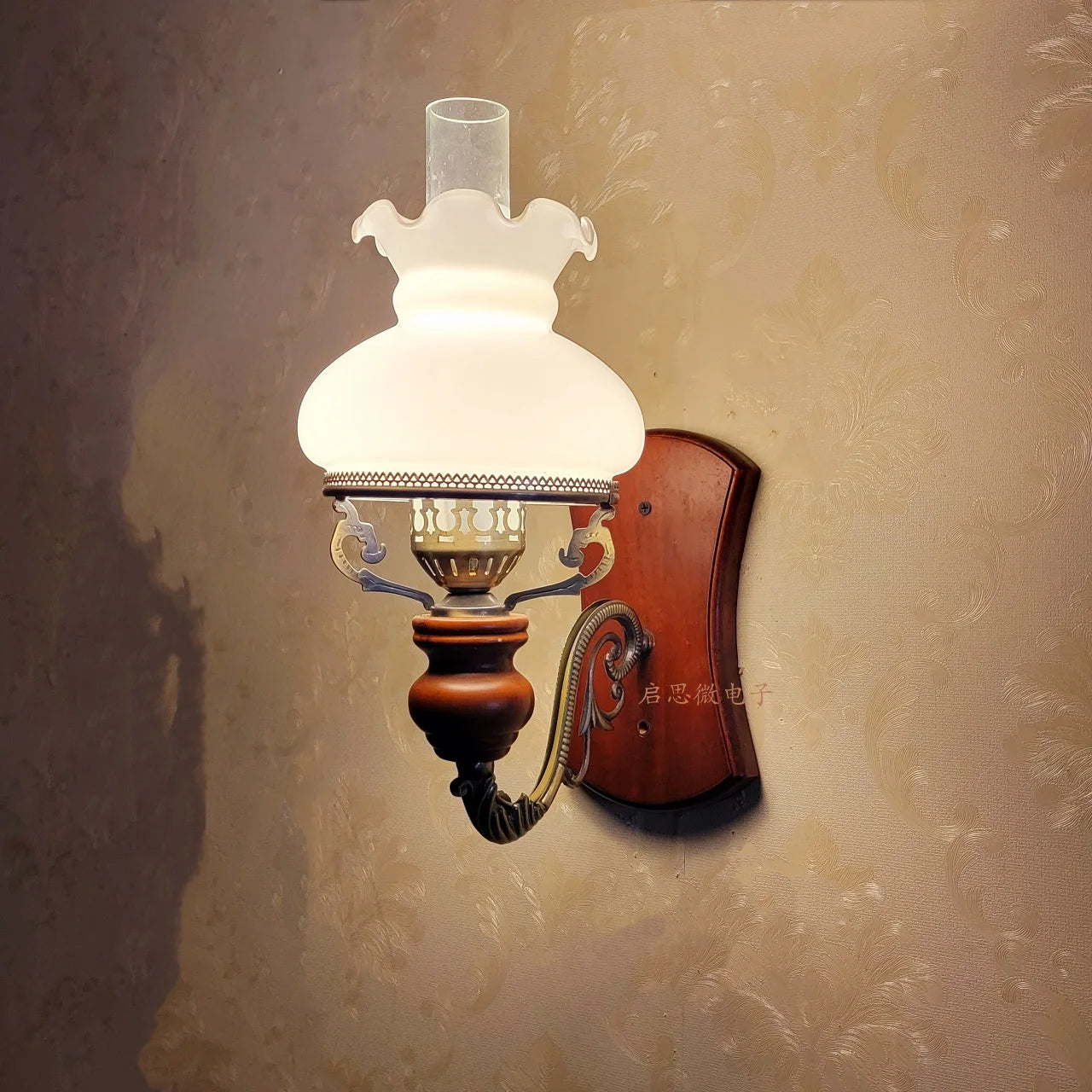 applique murale bois nordique led rétro vintage décoration intérieure