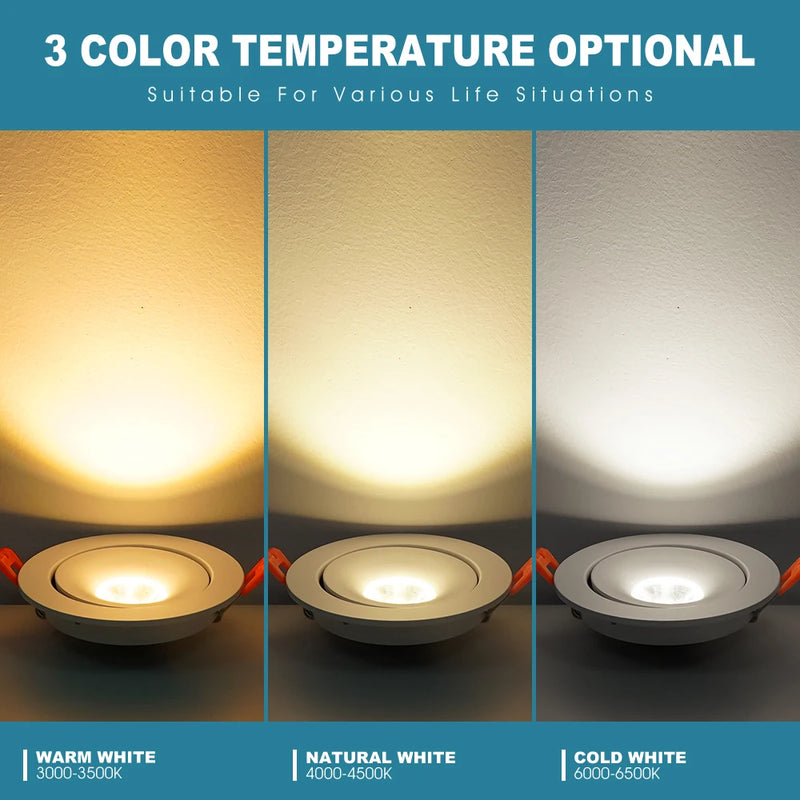 spot led encastrable lumineux pour intérieur