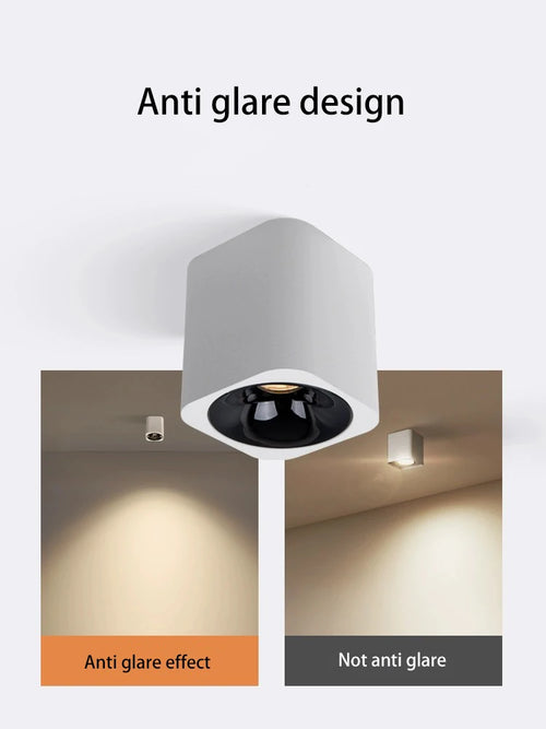 Mini LED-Spot Einbauleuchte blendfrei für Innenräume - vue 4 sur 14