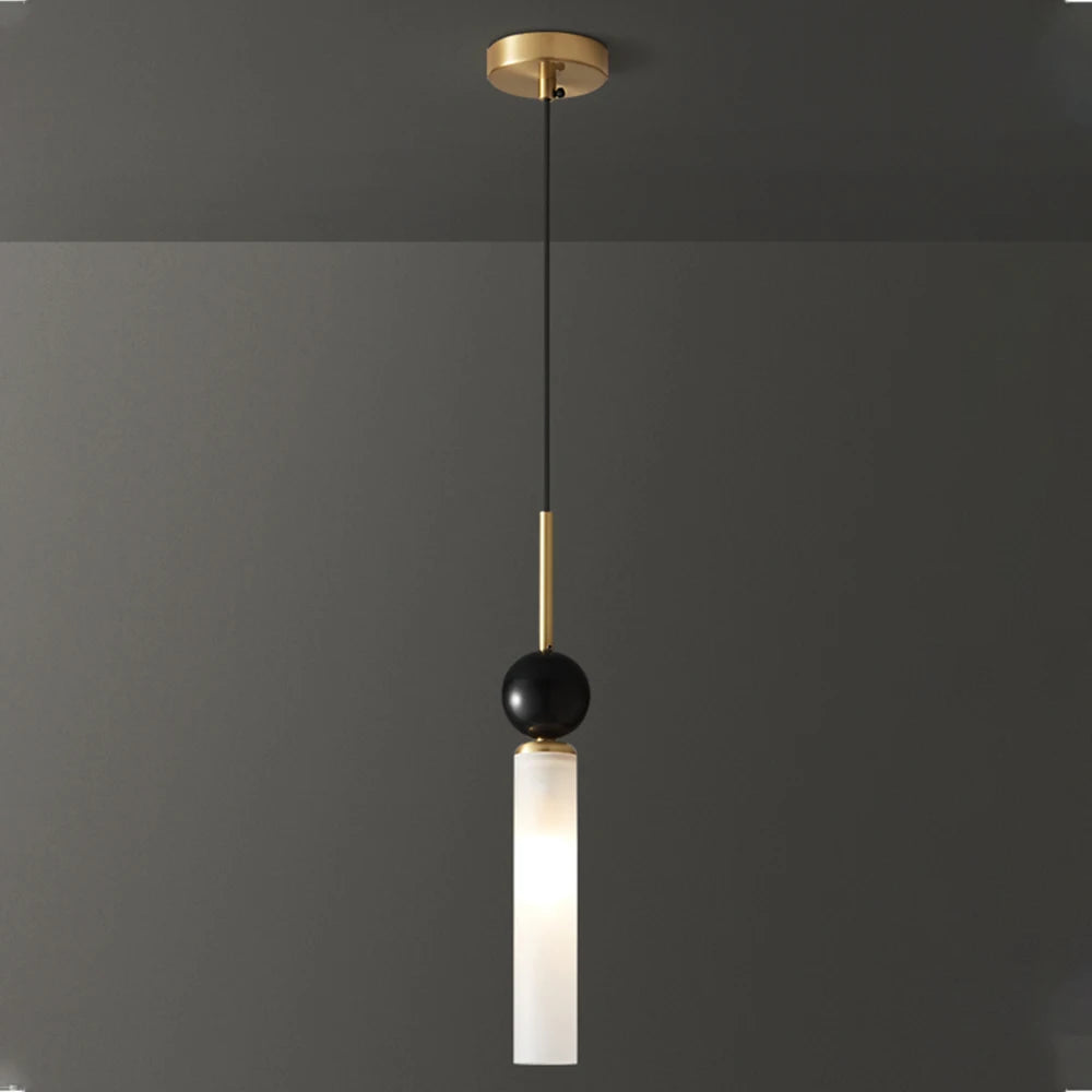 Italian minimalist all copper bedroom bedside chandelier, luxurious marble master bedroom, minimalist living room, background wa - vue 2 sur 8