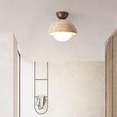 Skandinavische Deckenleuchte Travertin Wabi Sabi LED Marmor