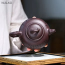 Theiere yixing zisha argile violette sculptee 360 ml