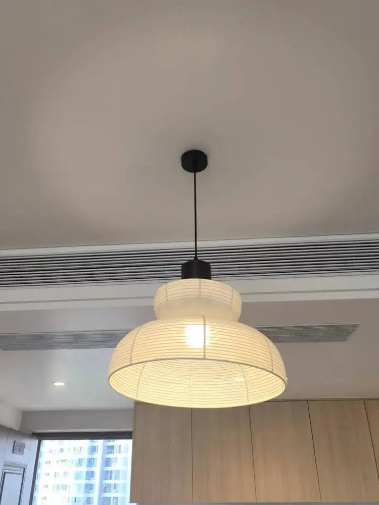 lustre wabi sabi minimaliste led pour restaurant bar - vue 6 sur 14
