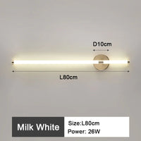 Applique murale LED d'intérieur pour chambre à coucher