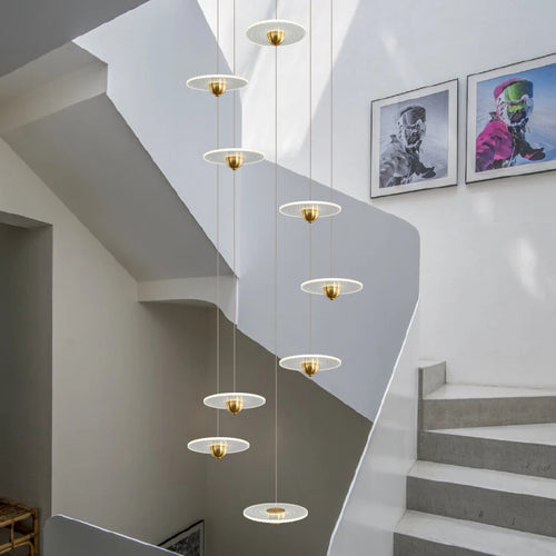 Moderner Design-Kronleuchter für zeitgemäße Innenbeleuchtung - vue 4 sur 26