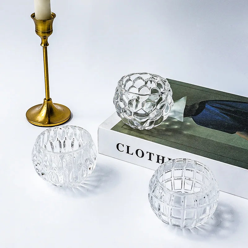 lampe citrouille sphérique en verre pour décorations artisanales - vue 5 sur 11