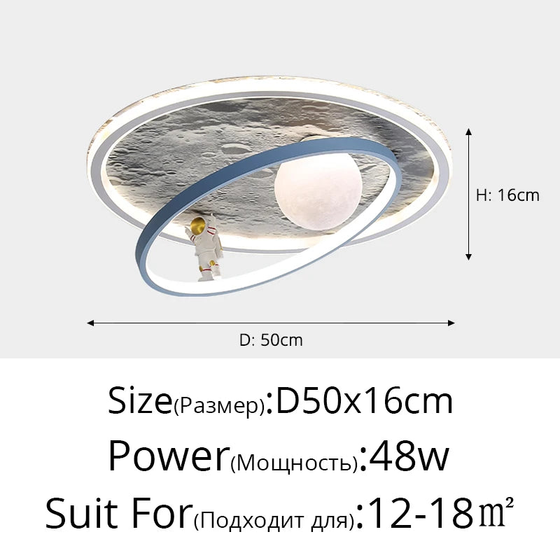 Runde LED-Deckenleuchte für moderne Innenbeleuchtung - vue 11 sur 12
