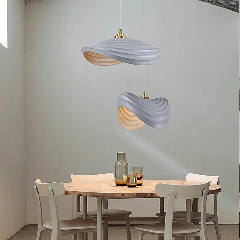Kronleuchter Wabi Sabi Dekorative Leuchte für modernes Interieur - vue 4 sur 18