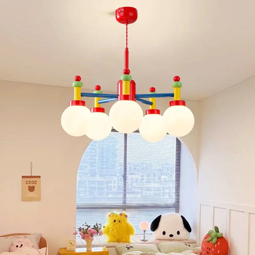 lustre led macaron pour enfants décoration intérieure et luminaires d'étude - vue 2 sur 10