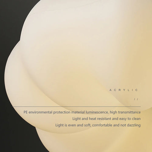 Plafonnier LED moderne nuage décoratif intérieur chambre