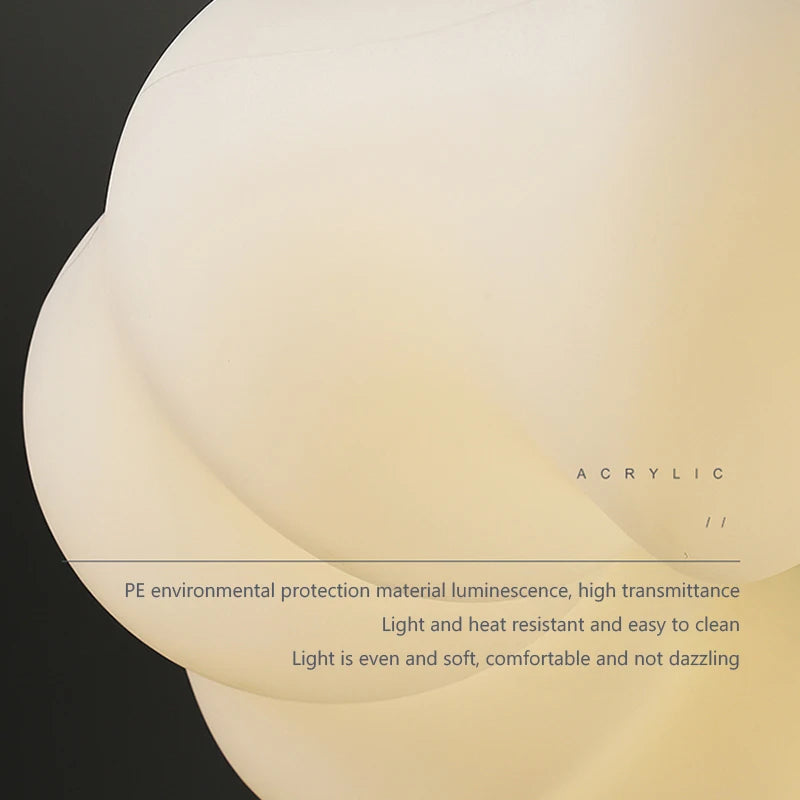 Plafonnier LED moderne nuage décoratif intérieur chambre - vue 7 sur 16