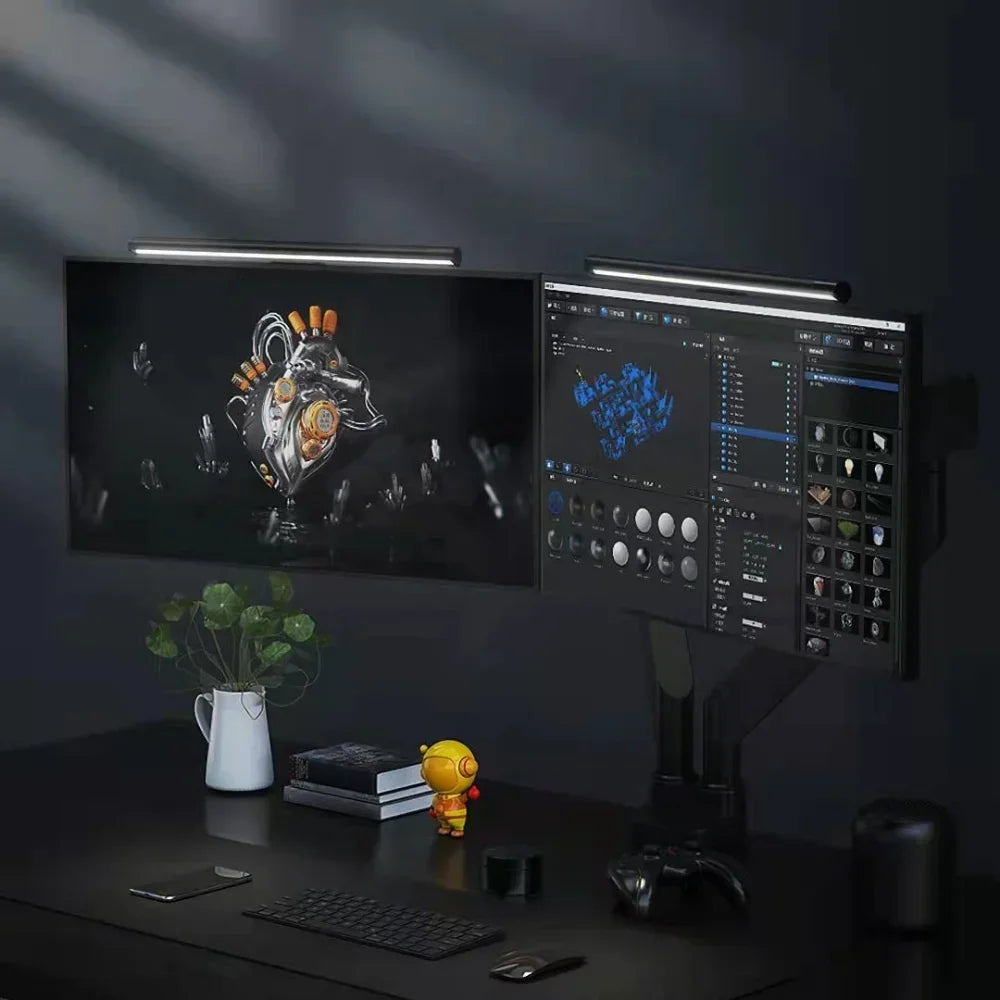 lymax lampe de bureau protection des yeux barre lumineuse sans fil - vue 3 sur 9