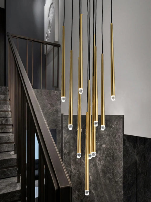Postmoderner nordischer LED-Kronleuchter aus Kristall - vue 5 sur 17