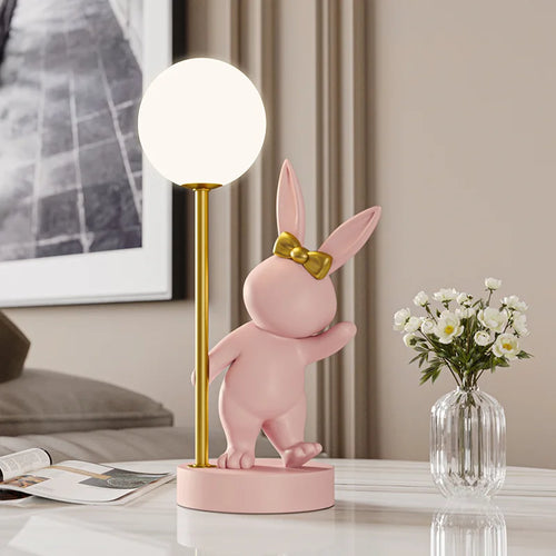 Design-Tischlampe im nordischen Stil für eine sanfte und niedliche Atmosphäre - vue 4 sur 9