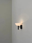 Kreative Wandleuchte aus Marmor und Kupfer im antiken Luxus-Stil