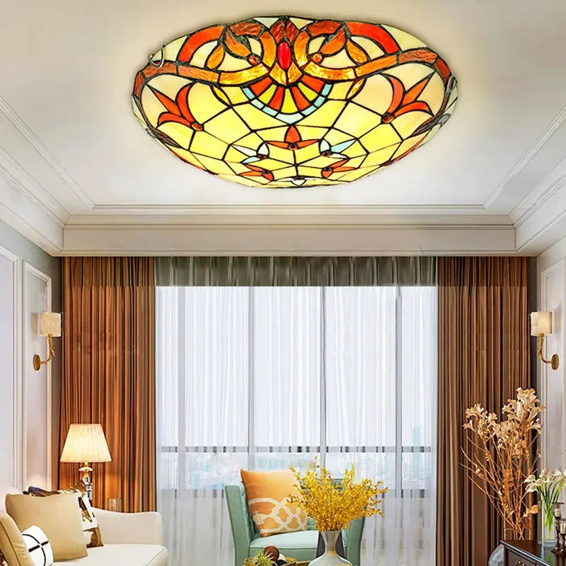 plafonnier baroque européen à led pour décoration loft - vue 3 sur 8