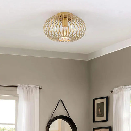 plafonnier moderne en fer style américain pour intérieur