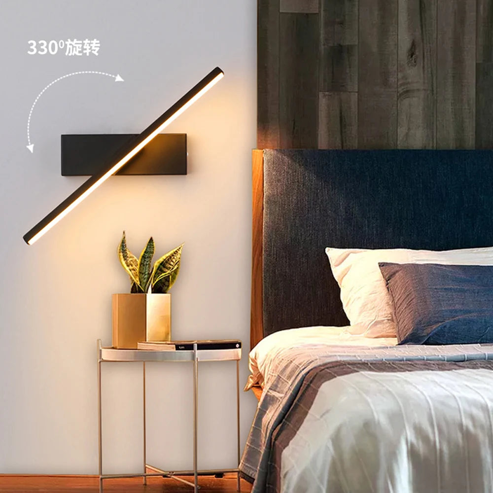 Applique LED moderne rotatif réglable 330° - vue 4 sur 8