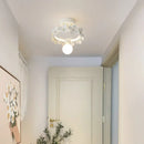 Nordique crème vent chambre chevet applique moderne salon créatif fleur Table lustre couloir balcon lampe décorative