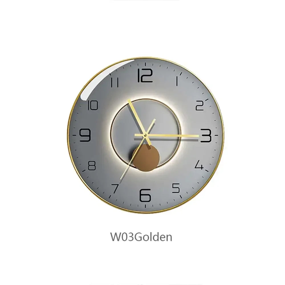 horloge murale en verre design moderne créatif pour décoration intérieure - vue 13 sur 18