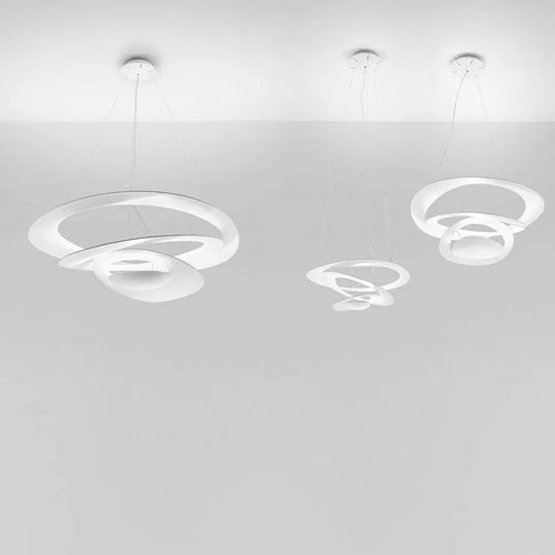 Moderne LED-Pendelleuchte im nordischen Stil mit Spiraldesign - vue 6 sur 6