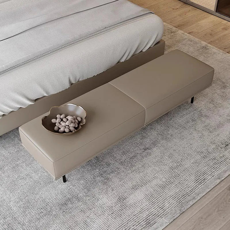 tabouret de luxe nordique rembourré tendance et confortable - vue 4 sur 24