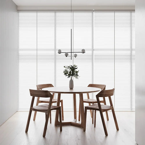 Moderner minimalistischer LED-Kronleuchter für die Wohnungsdekoration - vue 2 sur 14
