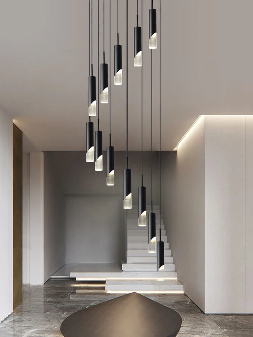 lustre nordique moderne en acrylique pour éclairage créatif intérieur