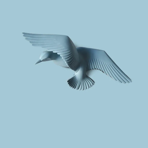 décoration murale créative en forme de mouette décoratif - vue 12 sur 36