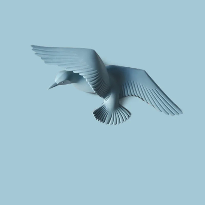 décoration murale créative en forme de mouette décoratif - vue 11 sur 36
