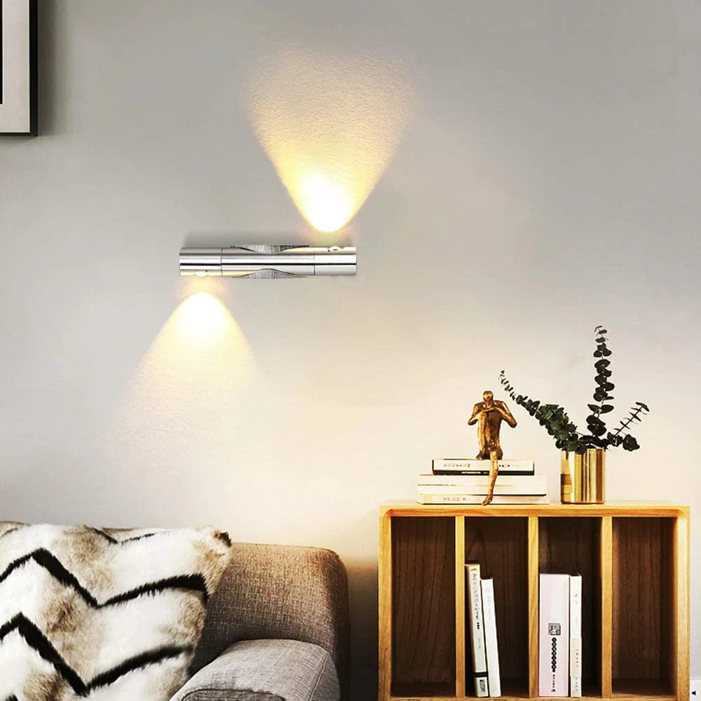applique murale led moderne rotative pour intérieur décoratif - vue 5 sur 7