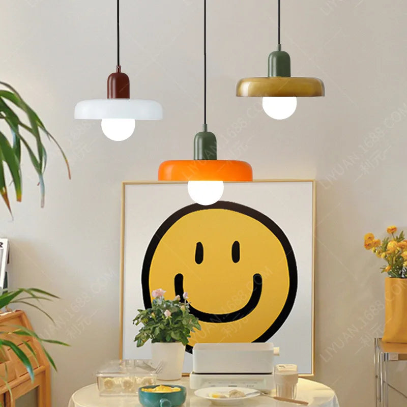 lampe suspendue en verre nordique pour décoration intérieure - vue 4 sur 30
