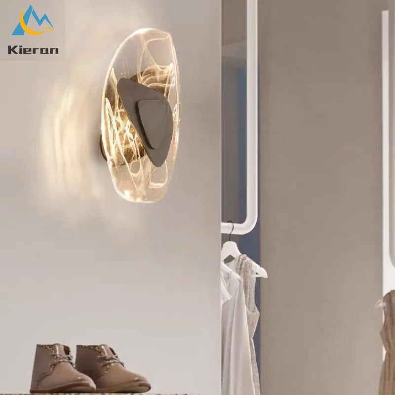 Applique murale LED en cristal simples et modernes - vue 4 sur 9