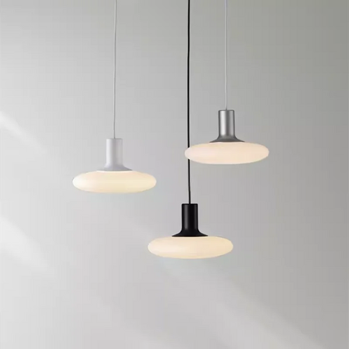 Minimalistischer Glaskronleuchter für kreative und moderne Dekoration - vue 2 sur 12