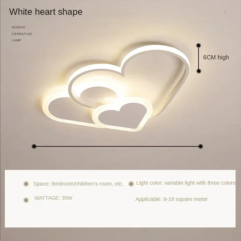 plafonnier led nuage dessin animé style nordique minimaliste enfant