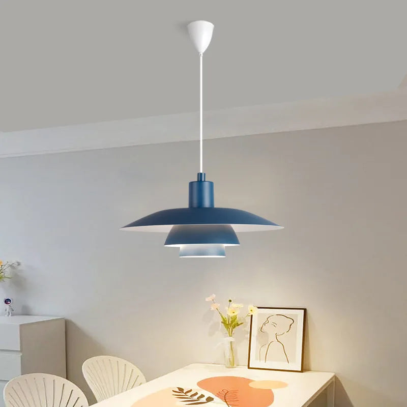 lustre danois créatif soucoupe volante pour café restaurant magasin - vue 3 sur 16